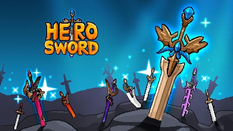 Hero Sword 1.33 (Menu, God mode/Free upgrade)