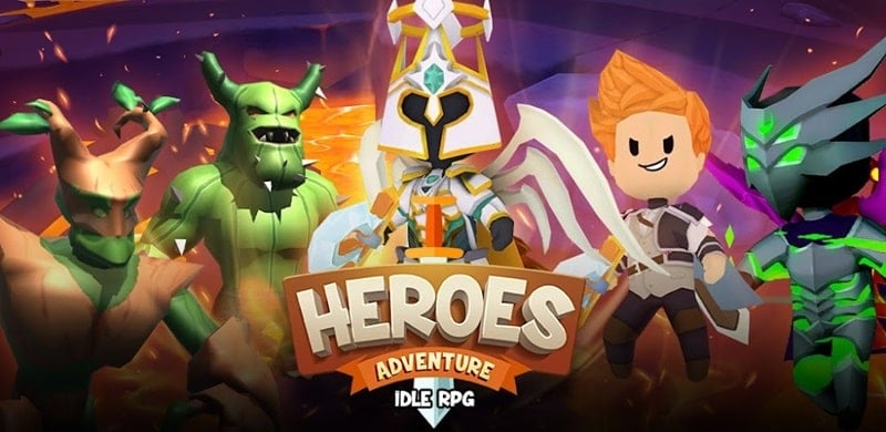 Heroes Adventure: Idle RPG 1.0.8.1 (Unlimited money/Diamond)