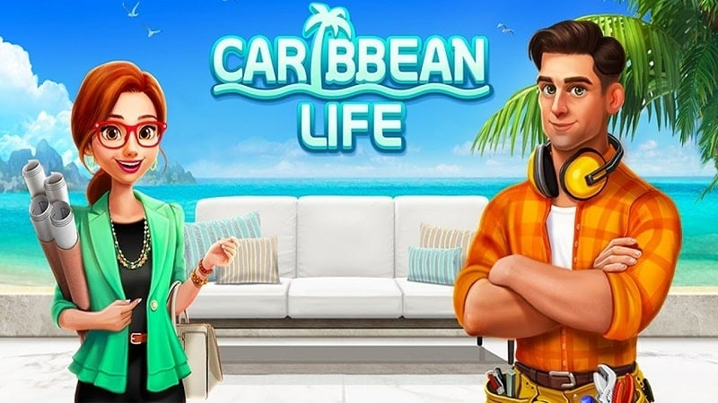 Home Design: Caribbean Life 2.3.34 (Menu, Unlimited Moves/Lives)