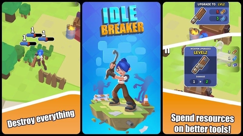 Idle Breaker 1.3.0 (Menu/Damage Multiplier/VIP Unlocked)