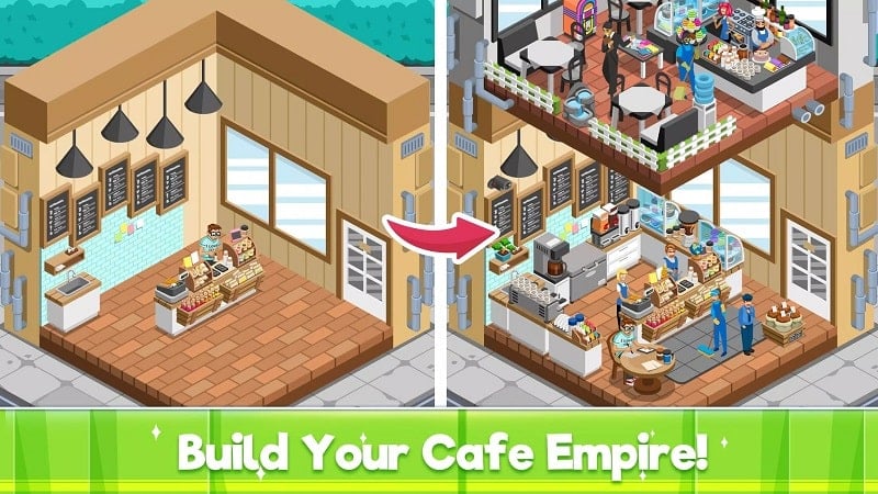 Idle Coffee Shop Tycoon 1.0.3 (Unlimited money)