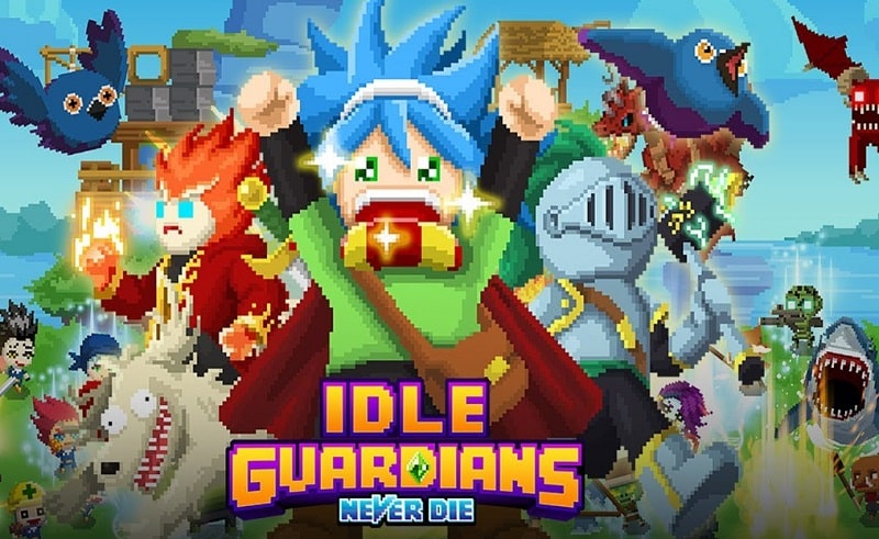 Idle Guardians: Never Die 3.0.8 (Menu, God mode/High damage)