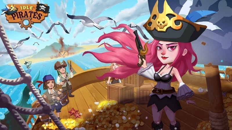 Idle Pirate – Endless Treasure 1.0.7 (Unlimited money)