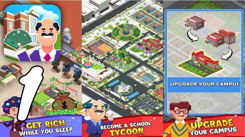 Idle School Tycoon 1.7.7 (Menu/Unlimited money)