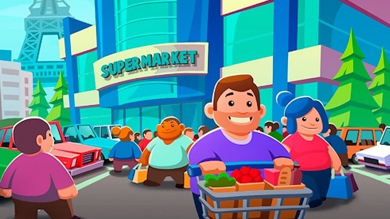 Idle Supermarket Tycoon 3.2.7 (Unlimited money)