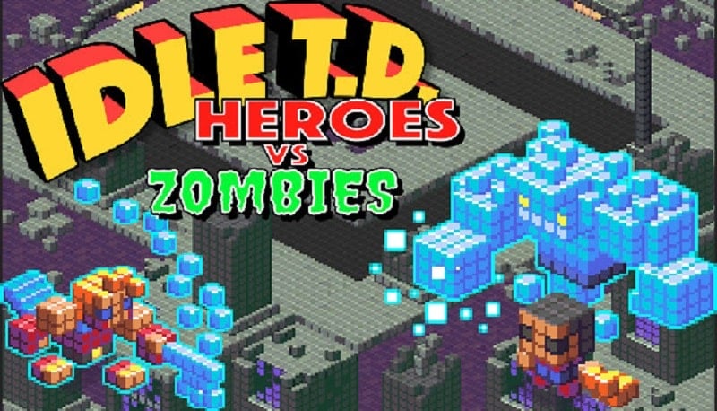 Idle TD: Heroes vs Zombies 63 (Menu, Damage/Max range)