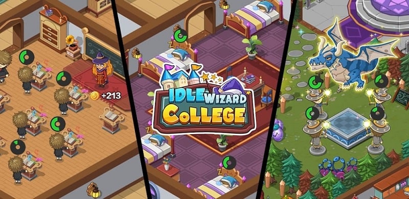 Idle Wizard College 1.15.0000 (Menu/Unlimited Coin)