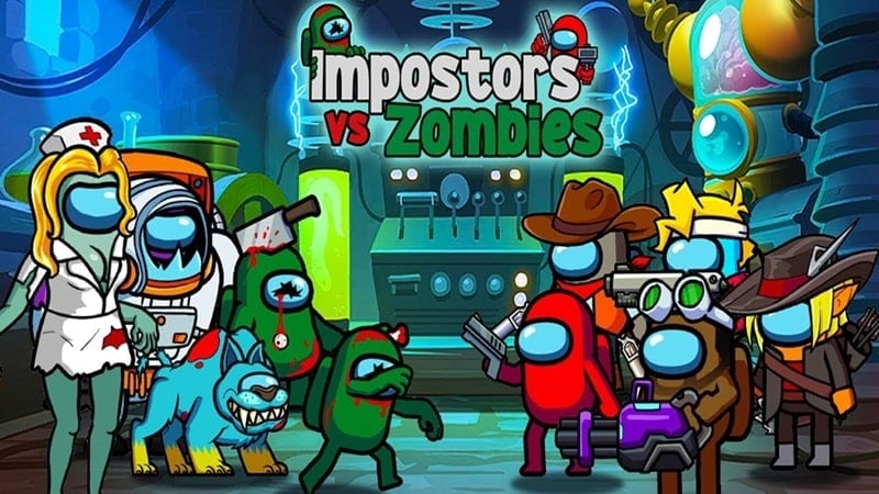 Impostors vs Zombies 1.3.3 (God mode/Unlimited money/diamond/1 hit)