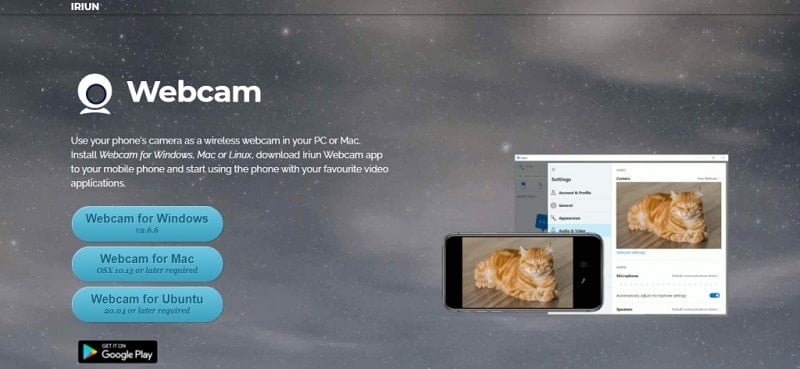 Iriun 4K Webcam for PC and Mac 2.8.10 (Unlocked Pro)