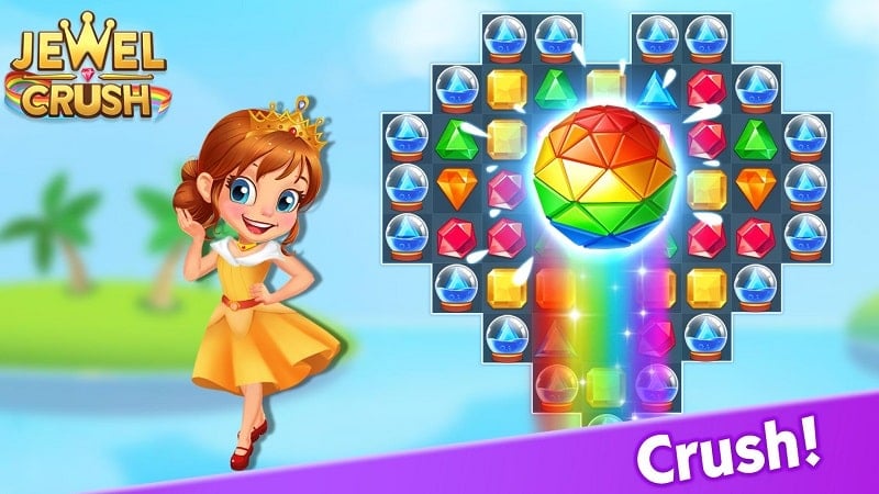 Jewel Crush – Match 3 Legend 6.2.1 (Unlimited money)