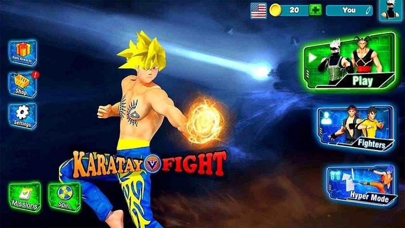 Karate King Kung Fu Fight Game 2.8.4 (Unlimited money, heroes)