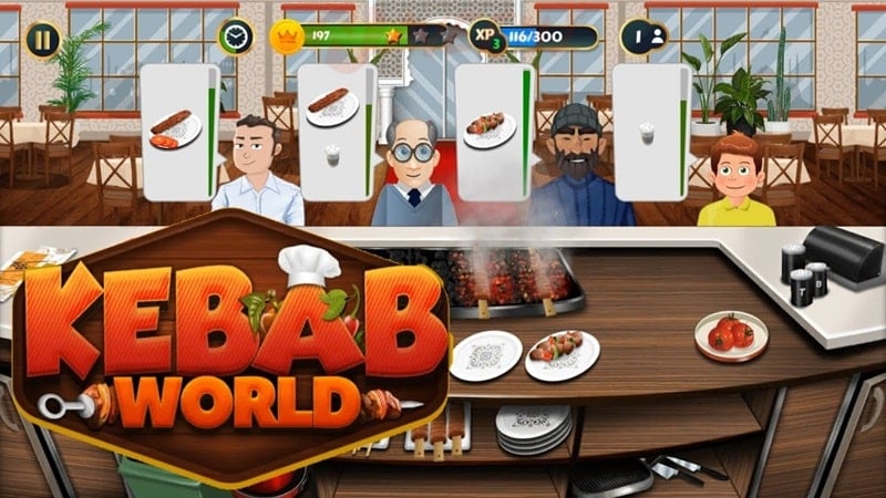 Kebab World 2.1.0 (Unlimited money/Diamond)