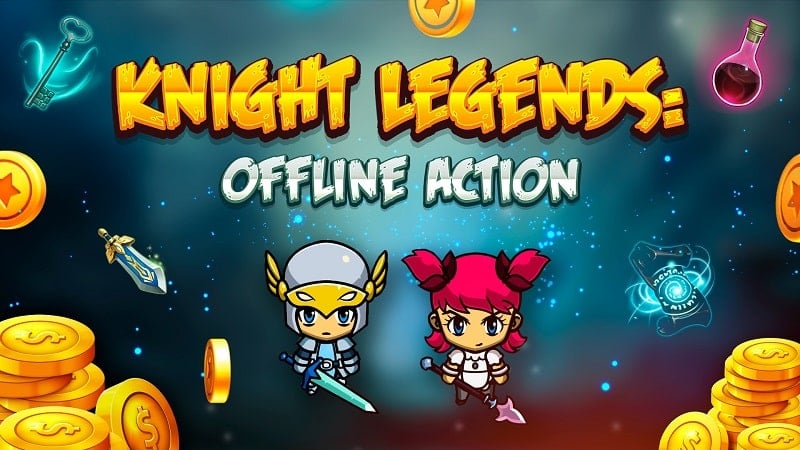 Knight Legends 1.27 (Unlimited money/God mode)