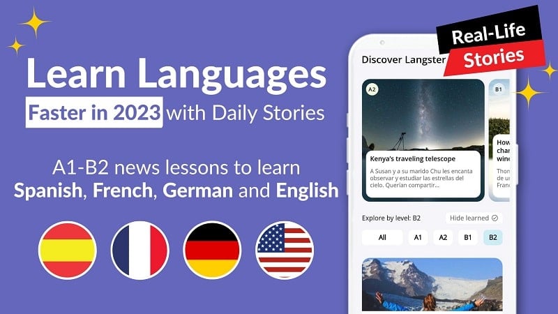 Learn Languages with Langster 2.7.5 (Premium Unlocked)