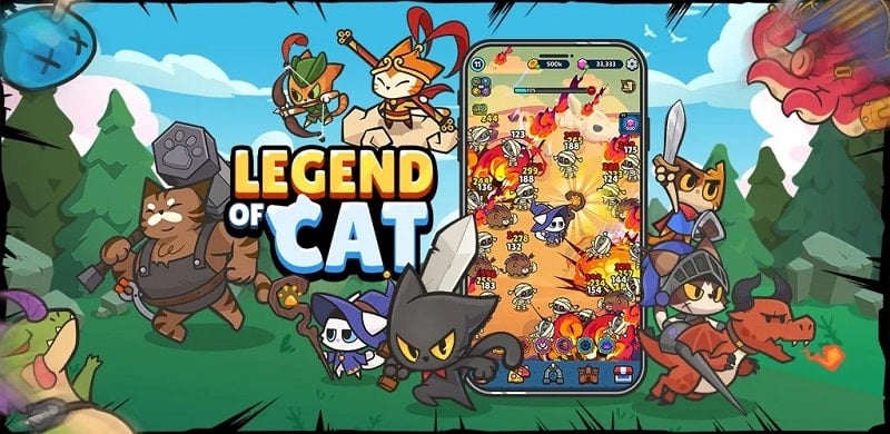 Legend of Cat 1.0.09 (Menu/Unlimited Currency)