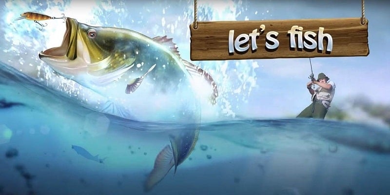 Let’s Fish 6.4.1 (Menu, Instant fishing/Line never breaks)