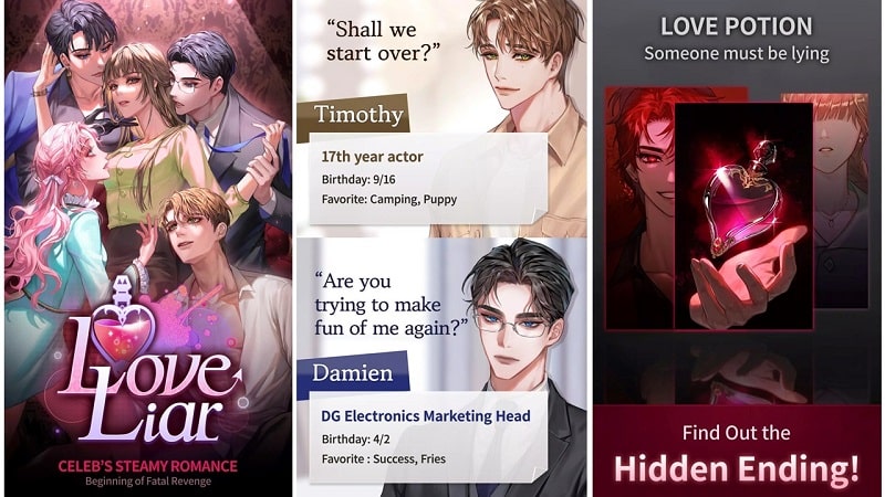 Love Liar 1.8.2 (Menu, Free Premium Choices)