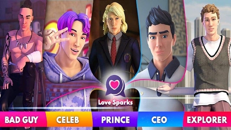 Love Sparks 2.41.1 (Menu/Unlimited Money)