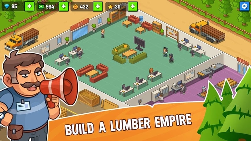 Lumber Inc Tycoon 1.0.343 (Unlimited money)