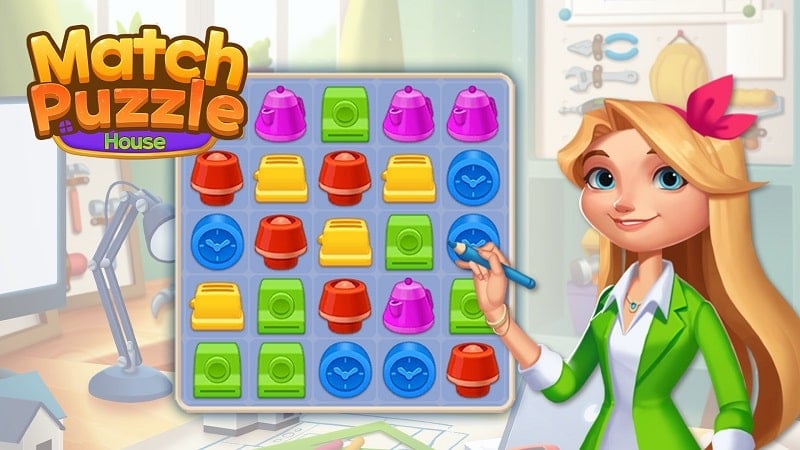 Match Puzzle House 1.0.22 (Unlimited money, stars)