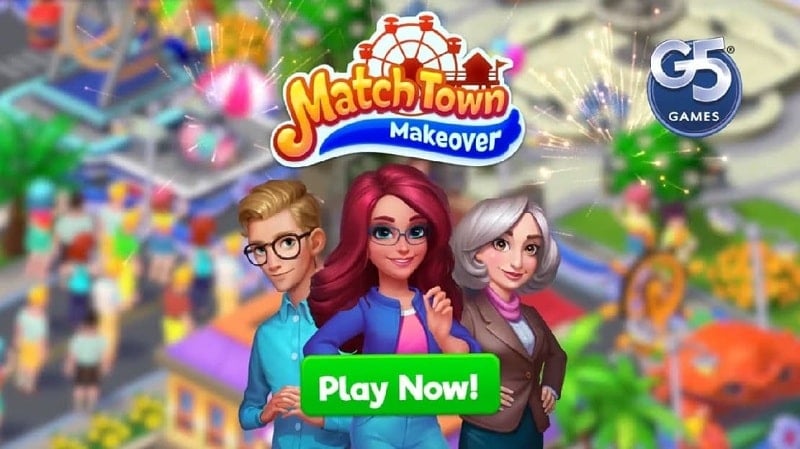 Match Town Makeover 1.25.2600 (Unlimited money)