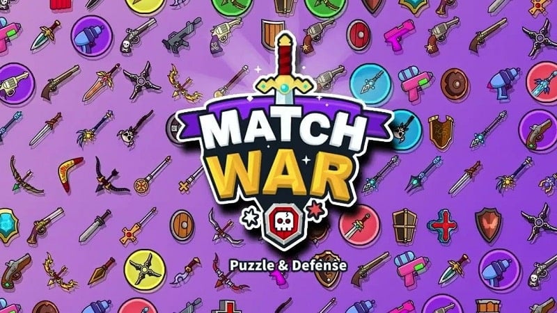 Match War!: Puzzle & Defense 1.0.12 (Menu/God mode/High Damage/Defense)