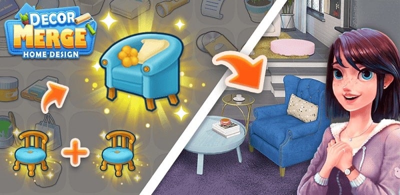 Merge Decor: Home Design 5.0.0 (Unlimited Gold/Diamond)