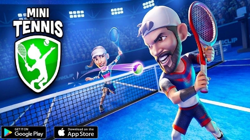 Mini Tennis 1.7.7 (Menu/Always out ball)