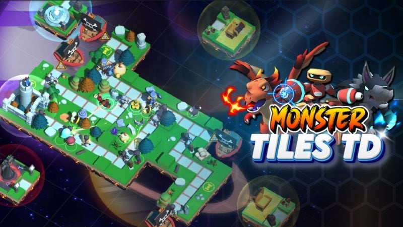 Monster Tiles TD 50 (Menu/Unlimited Coins/Energy)