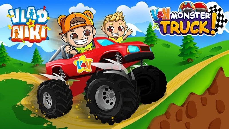 Monster Truck Vlad & Niki 1.9.9 (Unlimited money)