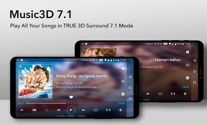 Music Player 3D Surround 7.1 2.1.05 (Premium Unlocked)