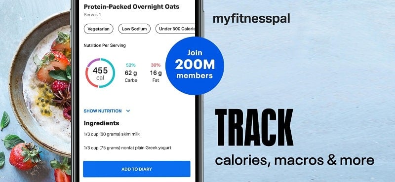 MyFitnessPal 24.44.0 (Premium unlocked)