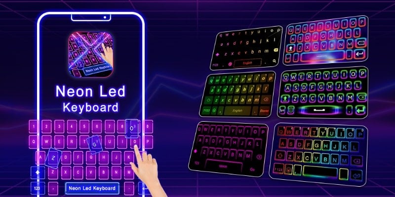 Neon LED Keyboard 3.7.2 (Premium unlocked)