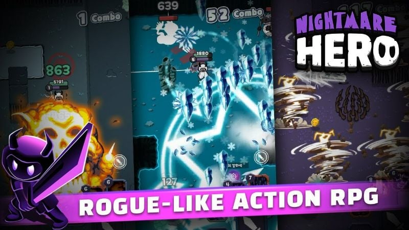 Nightmare Hero: Rogue-Like RPG 0.9.01 (Menu/Defense/Attack multiplier/God mode/One hit)