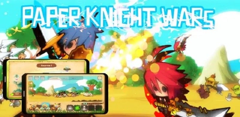 Paper Knight Wars 24.07.14 (Menu/Damage, defense multiplier)