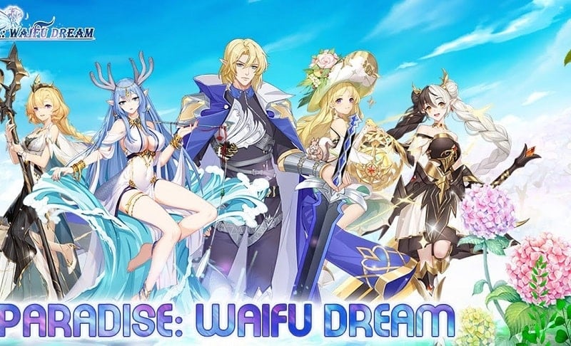 Paradise:Waifu Dream 1.0.2 (Menu, God mode/High damage)