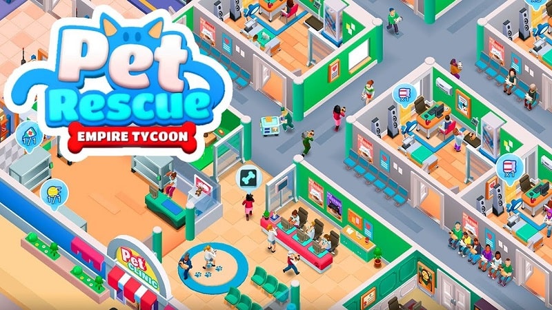 Pet Rescue Empire Tycoon 1.3.3 (Unlimited money)