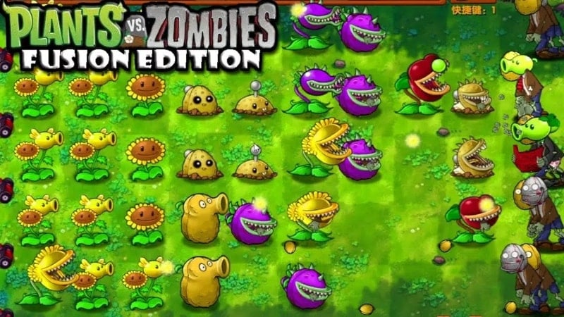 Plants vs Zombies Fusion 2.1.4 (Menu/Unlimited Sun/God mode/No skill CD)