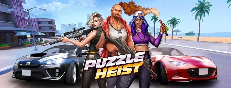 Puzzle Heist 1.5.5 (Menu, God mode/High damage)