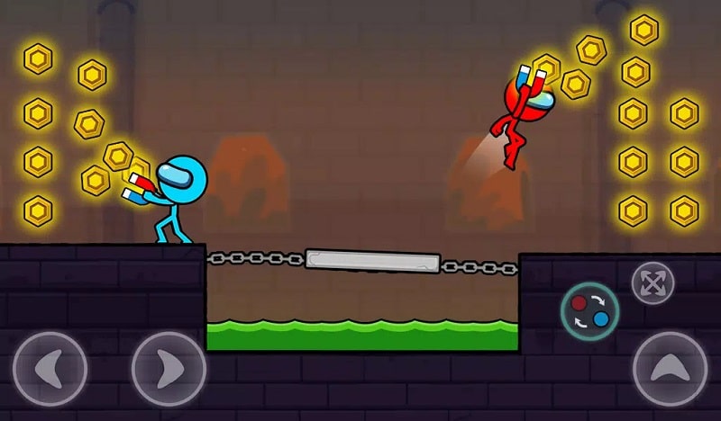 Red and Blue Stickman 2 2.2.7 (Unlimited money, skins)