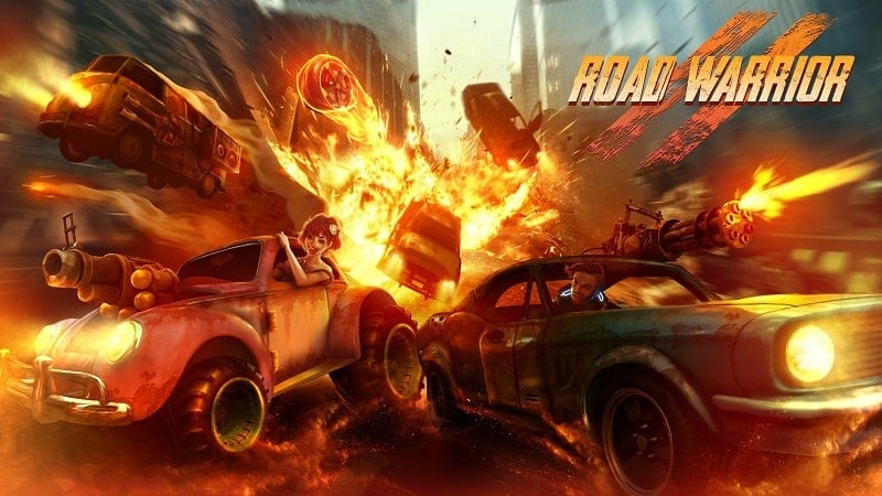 Road Warrior: Combat Racing 1.6.14 (Menu, One Hit Kill/God Mode/Speed Up)