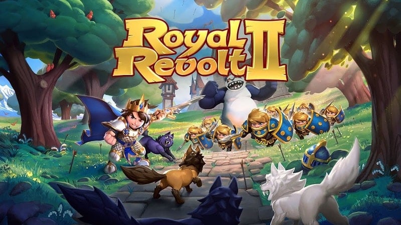 Royal Revolt 2 10.5.0 (Menu, Dumb enemy/God mode)