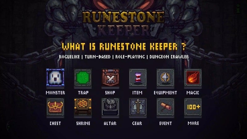 Runestone Keeper 1.3.23 (Max HP/High experience)