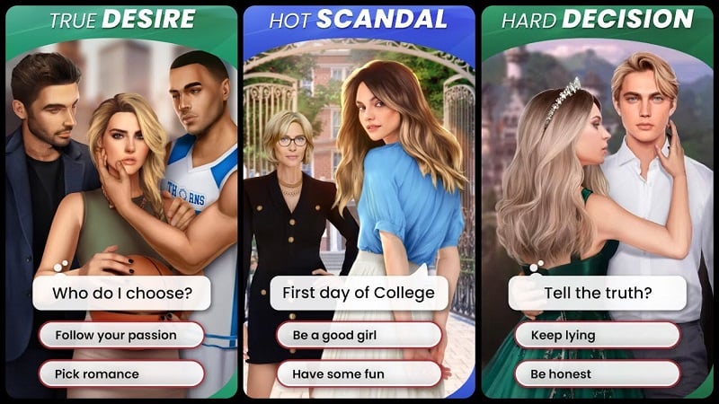 Scandal: Interactive Stories 4.10 (Unlimited money, keys)