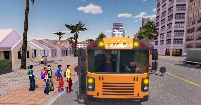 School Bus Game Pro 2.3 (Free shopping/Rewards)