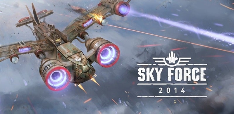 Sky Force 2014 1.48 (Unlimited money/God mode/Damage Multiplier/Menu)