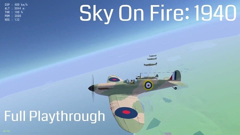 Sky On Fire: 1940 0.8 (Unlocked)