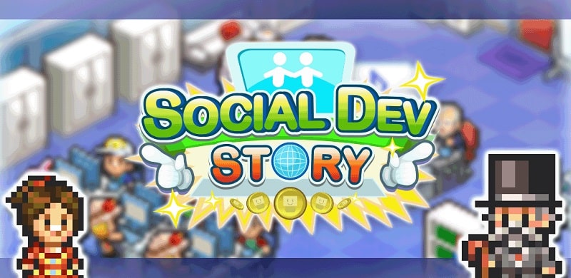 Social Dev Story 2.4.6 (Unlimited stamina/Free job upgrade)