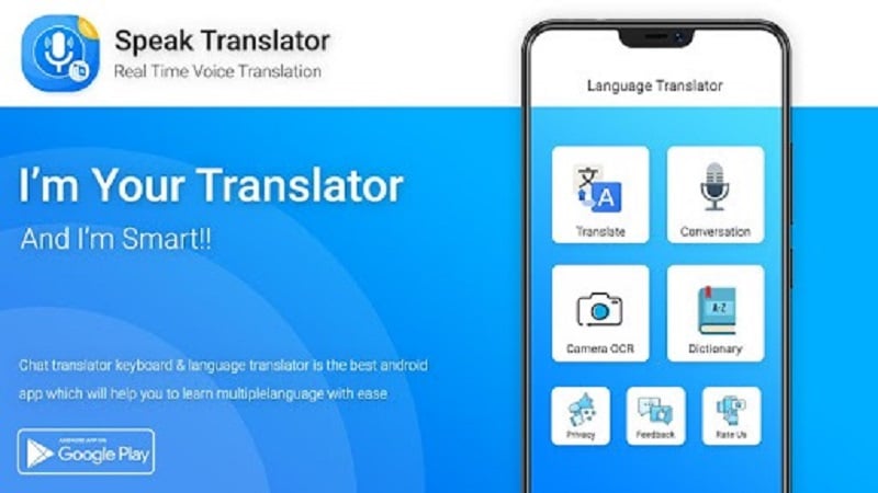 Speak and Translate All languages Voice Translator 4.5.5 (Unlocked)