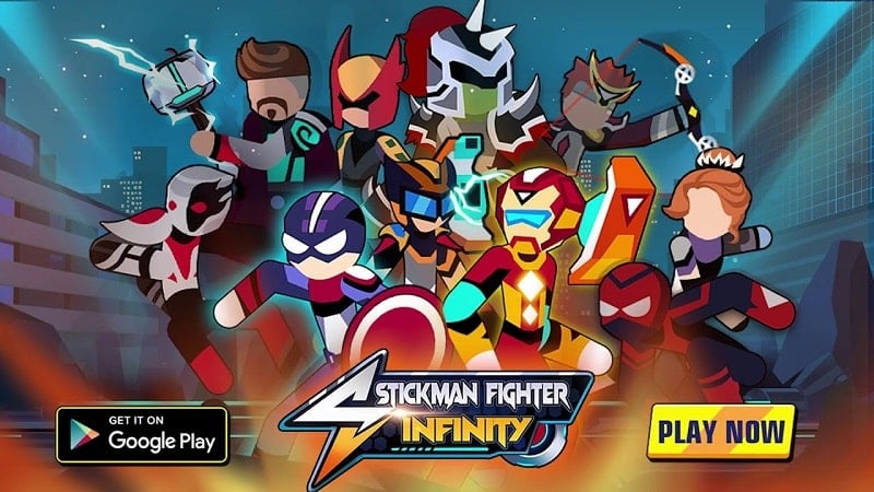 Stickman Fighter Infinity 1.75 (Unlimited money)